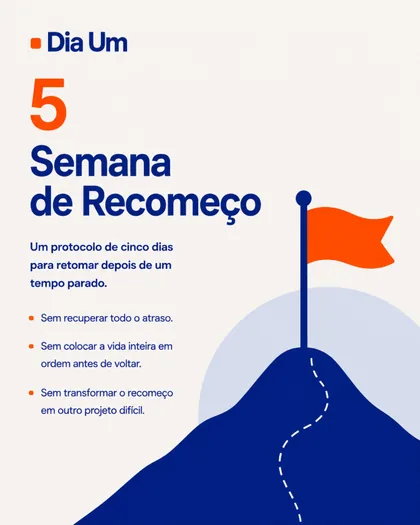 Capa de Semana de Recomeço
